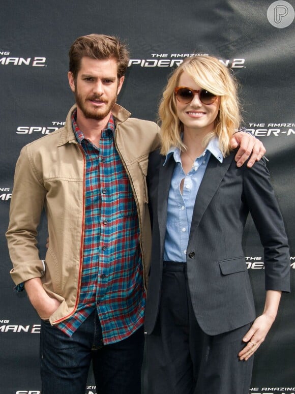 Emma Stone e Andrew Garfield começaram a namorar durante as filmagens de 'O Homem Aranha', de 2011