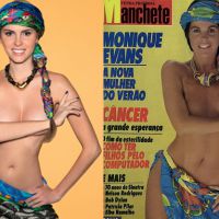 Bárbara Evans repete pose da mãe em capa de revista: 'Longe de ser tão linda'