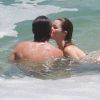 Nathalia Dill e Sergio Guizé foram flagrados aos beijos pela primeira vez no início de 2015