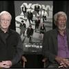 Morgan Freeman e Michael Caine divulgam o filme 'Truque de Mestre'