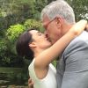 Pedro Bial se casou com a jornalista Maria Prata no final de semana, em pousada de Petrópolis, Região Serrana do Rio