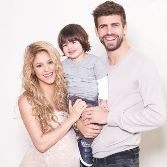 Milan tem 2 anos e é o filho mais velho de Shakira e Gerard Piqué