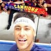 Neymar é campeão de novo pelo Barcelona. Time catalão superou o Juventus, 3 x 1, com um gol do brasileiro, e venceu a Liga dos Campeões da UEFA, na tarde deste sábado, 6 de junho de 2015