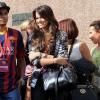 Bruna Marquezine ganhou destaque na imprensa internacional por sua beleza e simpatia. Ela prestigiou o namorado, Neymar, durante a apresentação do craque no Barcelona, na Espanha