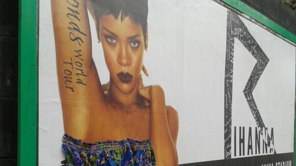 Rihanna tem outdoors de shows censurados por população da Irlanda