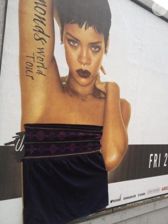 População da Irlanda censurou cartazes do show de Rihanna no país