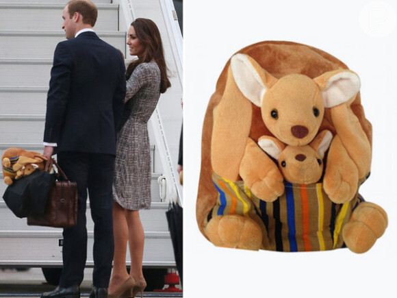 A mochila de canguru é da Australian Koala Foundation e custa 24.95 libras (R$ 125)