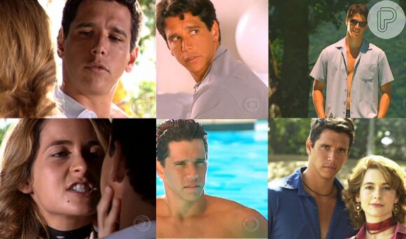 Os amantes Laura 'Cachorra' (Cláudia Abreu) e Marcos 'Michê' (Marcio Garcia) formaram uma dupla explosiva na novela 'Celebridade' (2003)
