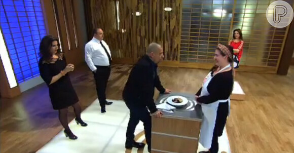 Izabel Alvares foi escolhida por unanimidade entre os chefs Paola Corselha, Henrique Fogaça e Erick Jacquin na prova de repescagem desta terça-feira, 14 de julho de 2015
