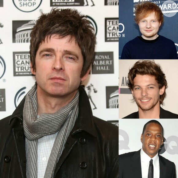 Noel Gallagher tem um longo histórico de alfinetadas em artistas como Ed Sheeran, One Direction e Jay-Z