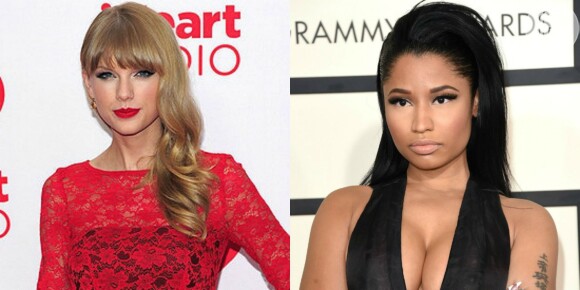 Nicki Minaj e Taylor Swift entraram em conflito no Twitter por conta das reclamações de Nicki sobre as indicações ao VMA.