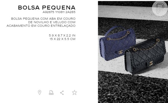 Bolsa Chanel usada por Marina Ruy Barbosa