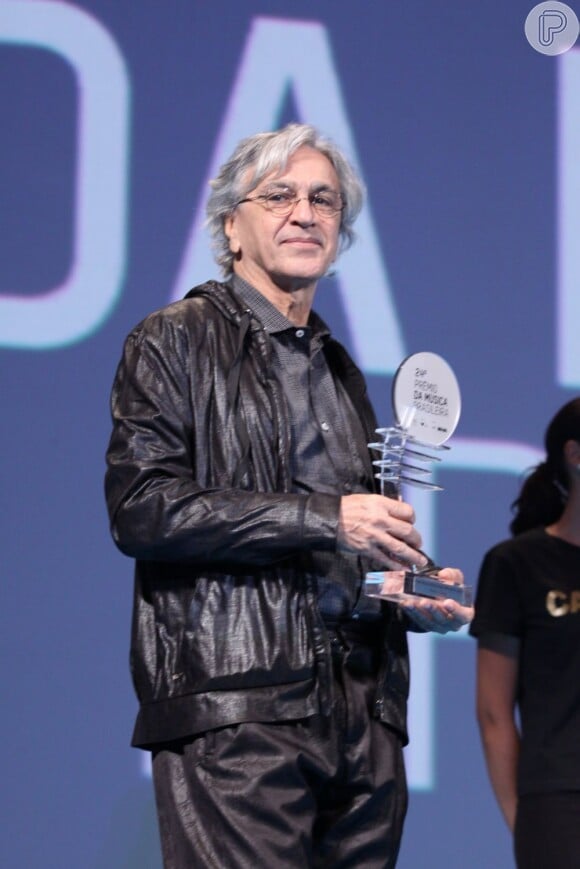 O cantor Caetano Veloso participou do Prêmio da Música Brasileira 2013