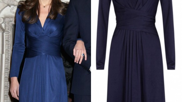 Vestido de R$ 2.800 usado por Kate Middleton em seu noivado volta a ser vendido