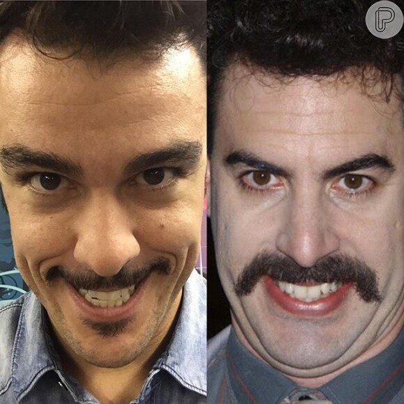 Joaquim Lopes também fez uma monatagem em seu Instagram se comparando ao personagem