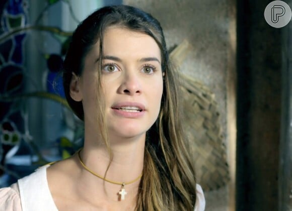Lívia (Alinne Moraes) manda Felipe (Rafael Cardoso) sair da sua vida, na novela 'Além do Tempo', em 1º de agosto de 2015