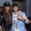 Neymar posa com Ludmilla em festa na noite de sexta-feira, dia 24 de julho de 2015, em São Paulo