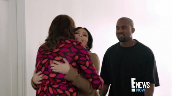 Kim Kardashian e o marido, Kanye West também apareceram na estreia do reality show de Caitlyn Jenner, 'I am Cait'
