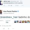 Em reposta a um internauta que desejou 'Morre querida', Ana Paula Padrão disparou: 'Tadinho do seu fígado'