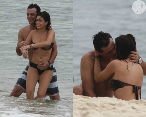 Fernanda Paes Leme também trocou beijos com o galã da Globo em cenas da novela 'Salve Jorge'