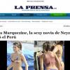 Marquezine ganhou destaque na imprensa peruana