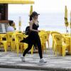 Patrícia Poeta se exercita no Rio
