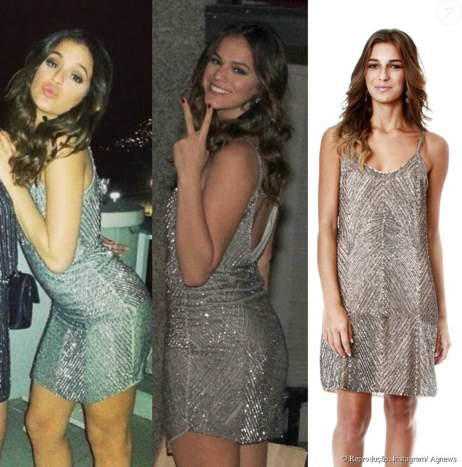 Quando comemorou seu aniversário de 19 anos, Bruna Marquezine também  caprichou no look. O vestido com brilhos usado pela atriz pode ser alugado  por R$ 359 - Purepeople
