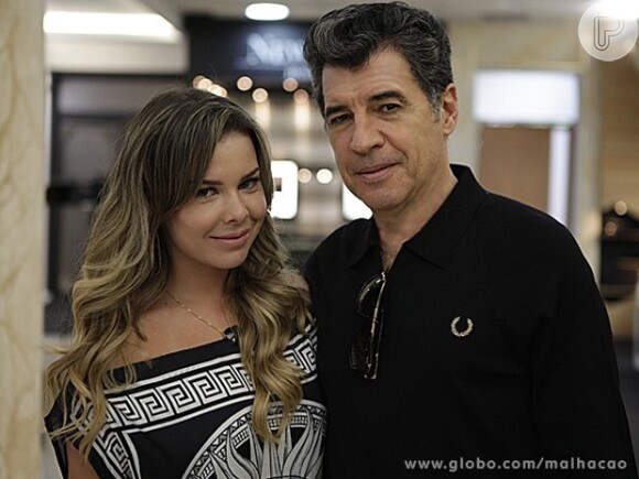 Bernadete (Fernanda Souza) é casada Caetano (Paulo Betti) em 'Malhação'
