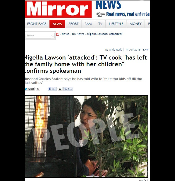 Nigella Lawson foi agredida pelo ex-marido, Charles Saatchi, em um restaurante de Londres