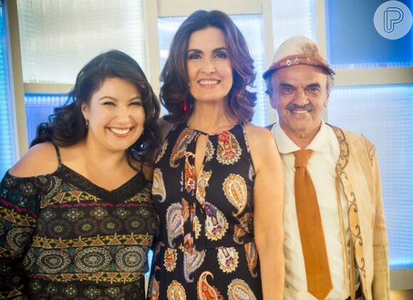 Fátima Bernardes gravou uma participação especial para a novela 'I Love Paraisópolis' ao lado de José Dumont e Mariana Xavier