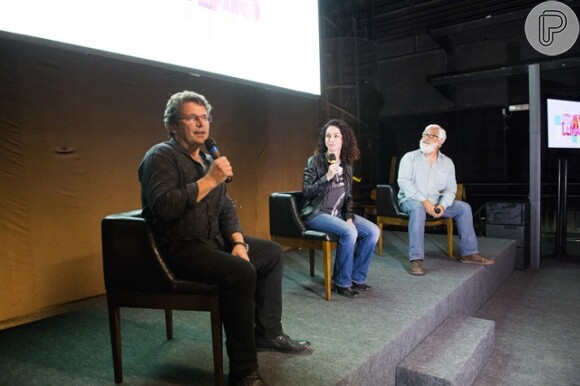 Luiz Henrique Rios, Rosane Svartman e Paulo Halm: diretor-geral e autores da novela 'Totalmente Demais'