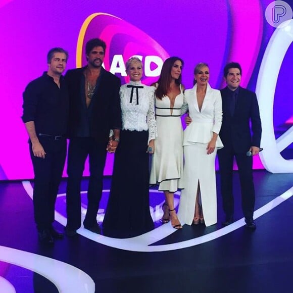 Xuxa participou pela primeira vez do Teleton, neste sábado, 24 de outubro de 2015