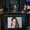 Lindsay Lohan apresentou o programa 'Chelsea Lately' ao lado dos humoristas Brad Wollack, Fortune Feimster e Jen Kirkma, Lilo e falou sobre celebridades, como Kristen Stewart