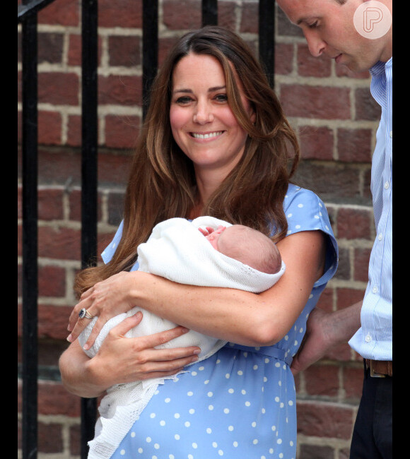 Ao apresentar o programa 'Chelsea Lately', no dia 5 de agosto de 2013, Lindsay Lohan falou sobre George Louis Alexander, filho de Kate Middleton e Príncipe William. 'Quero agradecer a alguém em especial: o bebê real'