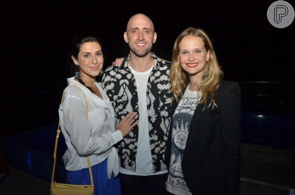 Fernanda Paes Leme, Paulo Gustavo e Fernanda Rodrigues em festa organizada em festa realizada para comemorar o sucesso do filme 'Minha Mãe é uma Peça'