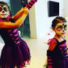 Adriana Lima mostrou as filhas Valentina e Siena prontas para comemorar o Halloween, celebrado no dia 31 de outubro