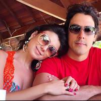 Paula Fernandes posa com namorado em seu aniversário: 'Momô está super feliz'
