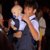 No aniversário de 1 ano de Davi Lucca, Neymar e o filho estavam com o mesmo look