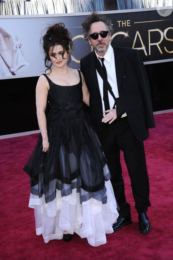 Helena Bonham-Carter e Tim Burton são reconhecidos como um casal com um estilo bem peculiar