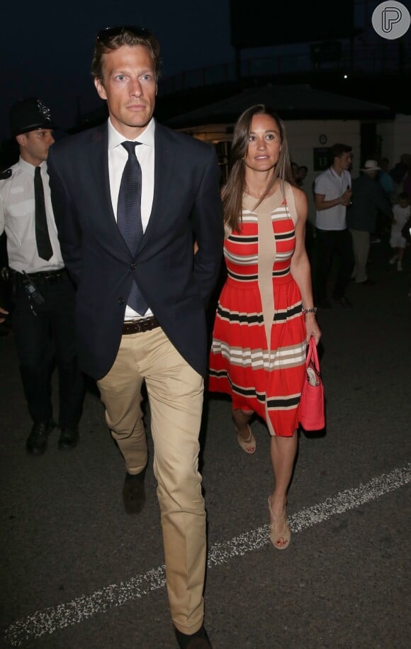 Nico Jackson e sua namorada, Pippa Middleton. Segundo rumores, o casal vai se casar em 2014