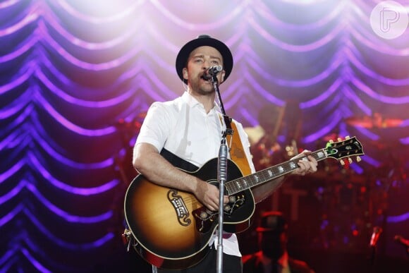 Justin Timberlake foi a atração principal no último domingo (15 de setembro de 2013)