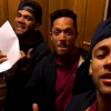 Além de Neymar e Daniel Alves, o brasileiro Adriano também cantou e dançou 'Tá Tranquilo, Tá Favorável'