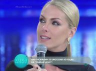 Ana Hickmann chora com declaração do marido: 'Obrigado pelo filho maravilhoso'