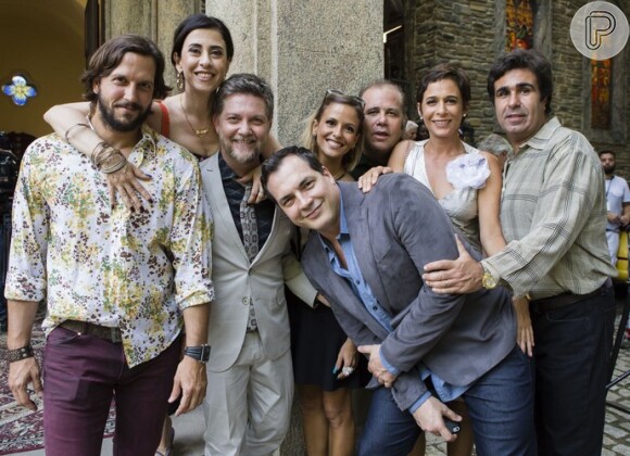 Fernanda Torres e o elenco do seriado 'Tapas & Beijos', que ficou no ar durante 5 anos e teve 5 temporadas