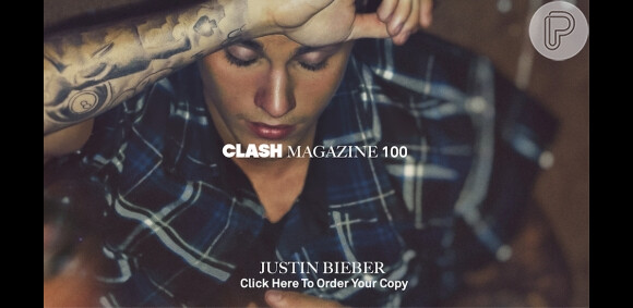 Justin Bieber fez um ensaio para a revista 'Clash'