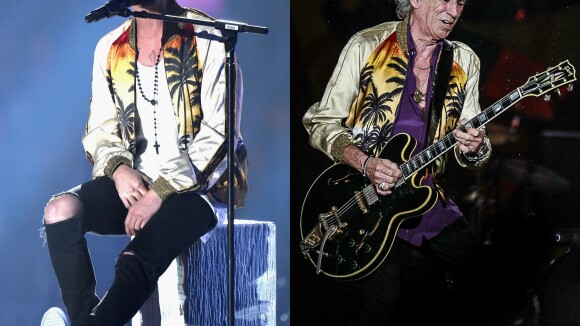 Keith Richards, dos Stones, repete jaqueta de R$ 11 mil usada por Justin Bieber