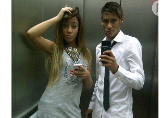 Neymar e Rafaella se parecem muito