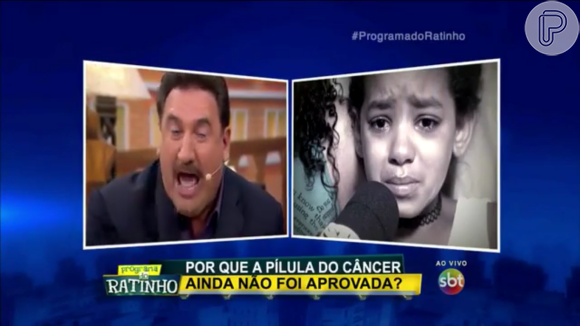 Ratinho cobrou dos políticios a liberação da pílula do câncer