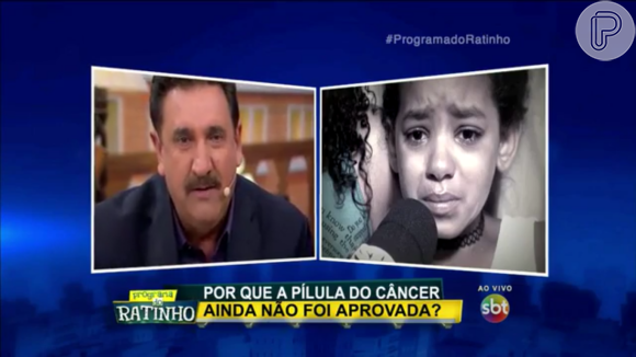 Ratinho faz desabafo emocionado em seu programa, na quarta-feira, 24 de fevereiro de 2016