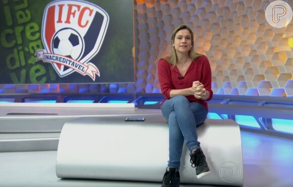 Fernanda Gentil voltou recentemente da licença-maternidade. Ela é apresentadora do 'Globo Esporte RJ'
